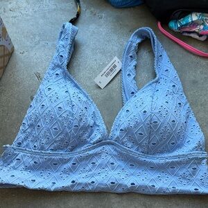 Blue Adore Me Swim Top